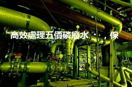 “高效處理五價磷廢水，保護水環(huán)境”